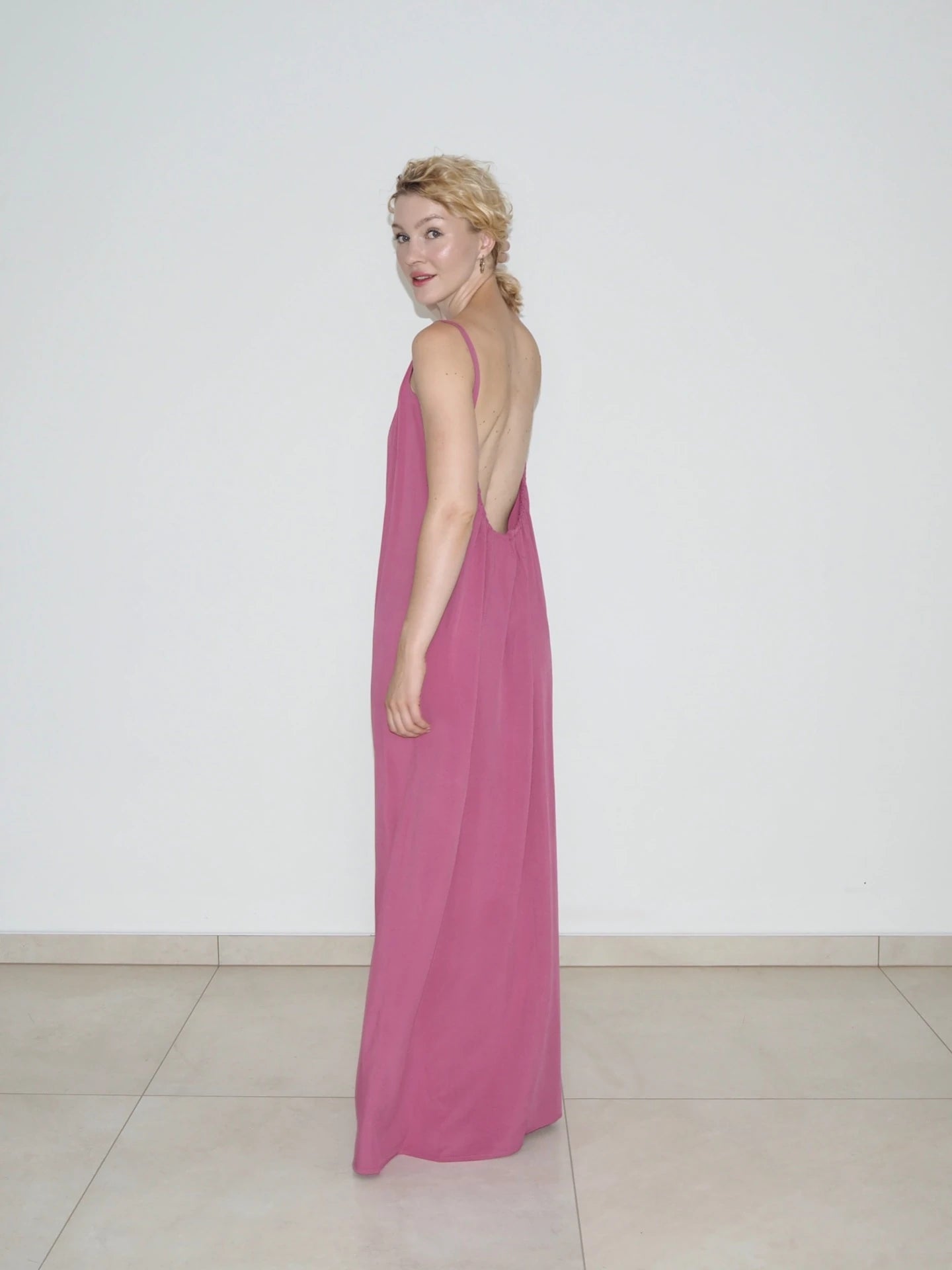 Tina Glut - Dress Naomi Berry Pink