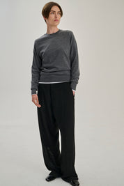 Rhea - Merino Crew ~ Grey