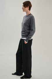 Rhea - Merino Crew ~ Grey