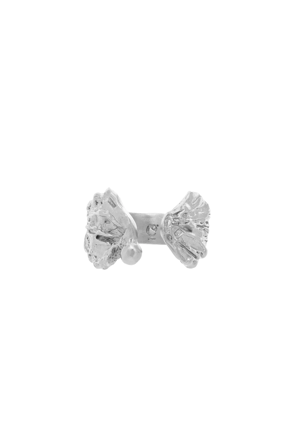 OPLOTKA SHELL SILVER ring