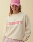 Les Goodies - Amore Cream Sweatshirt