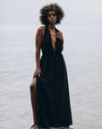 Les Goodies - Kaila Beachwear Ohana black boho dress
