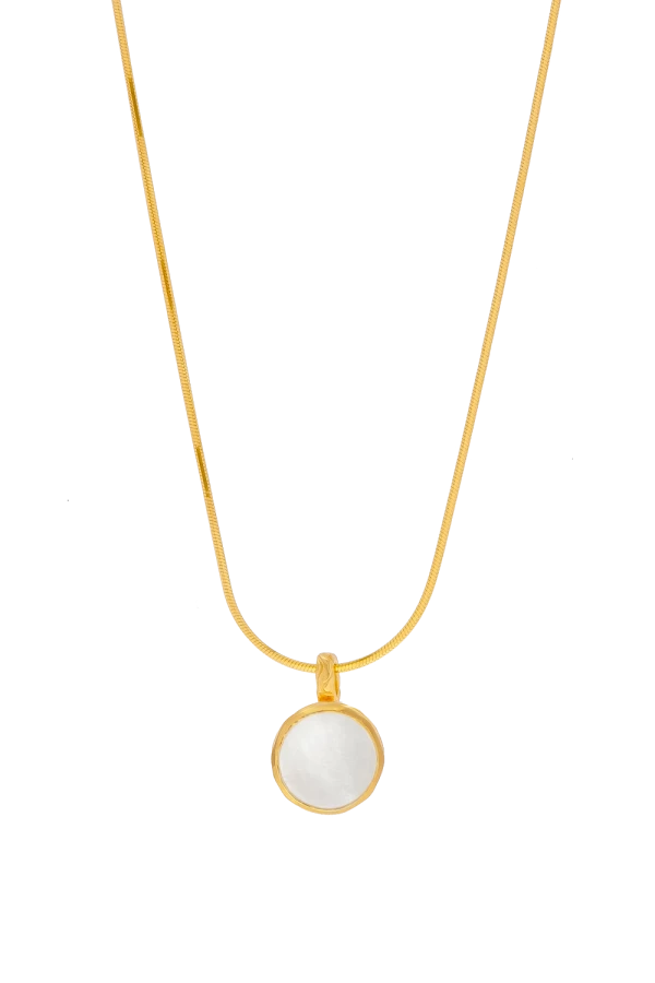OPLOTKA BELIEF PEARL MASS GOLD necklace