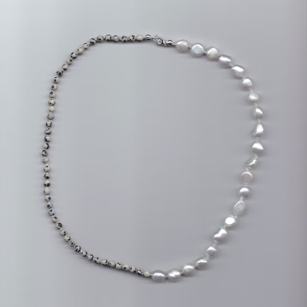 Silk & Stones – "Half" Necklace