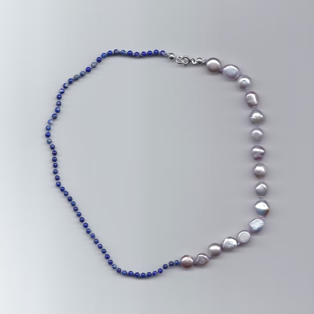 Silk & Stones – "Half" Necklace
