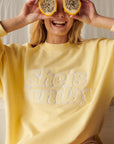 Les Goodies - Dolce Vita Yellow Sweatshirt