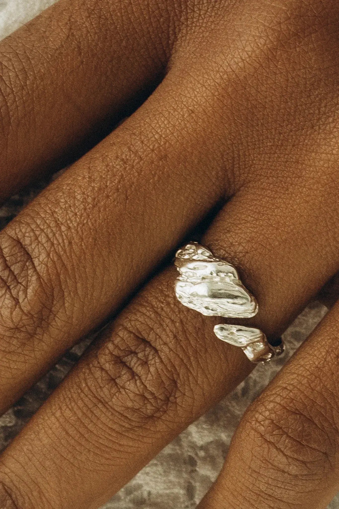 OPLOTKA SAFETY SILVER ring