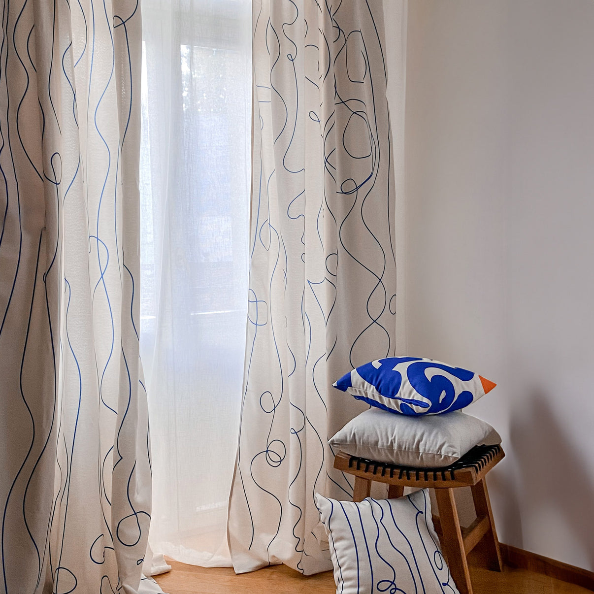 Rooom - Recycled printed curtains Elinea