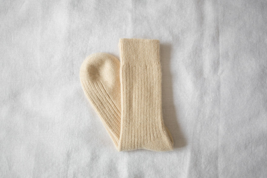 Noos Concept - Adult Camel Ribbed Socks