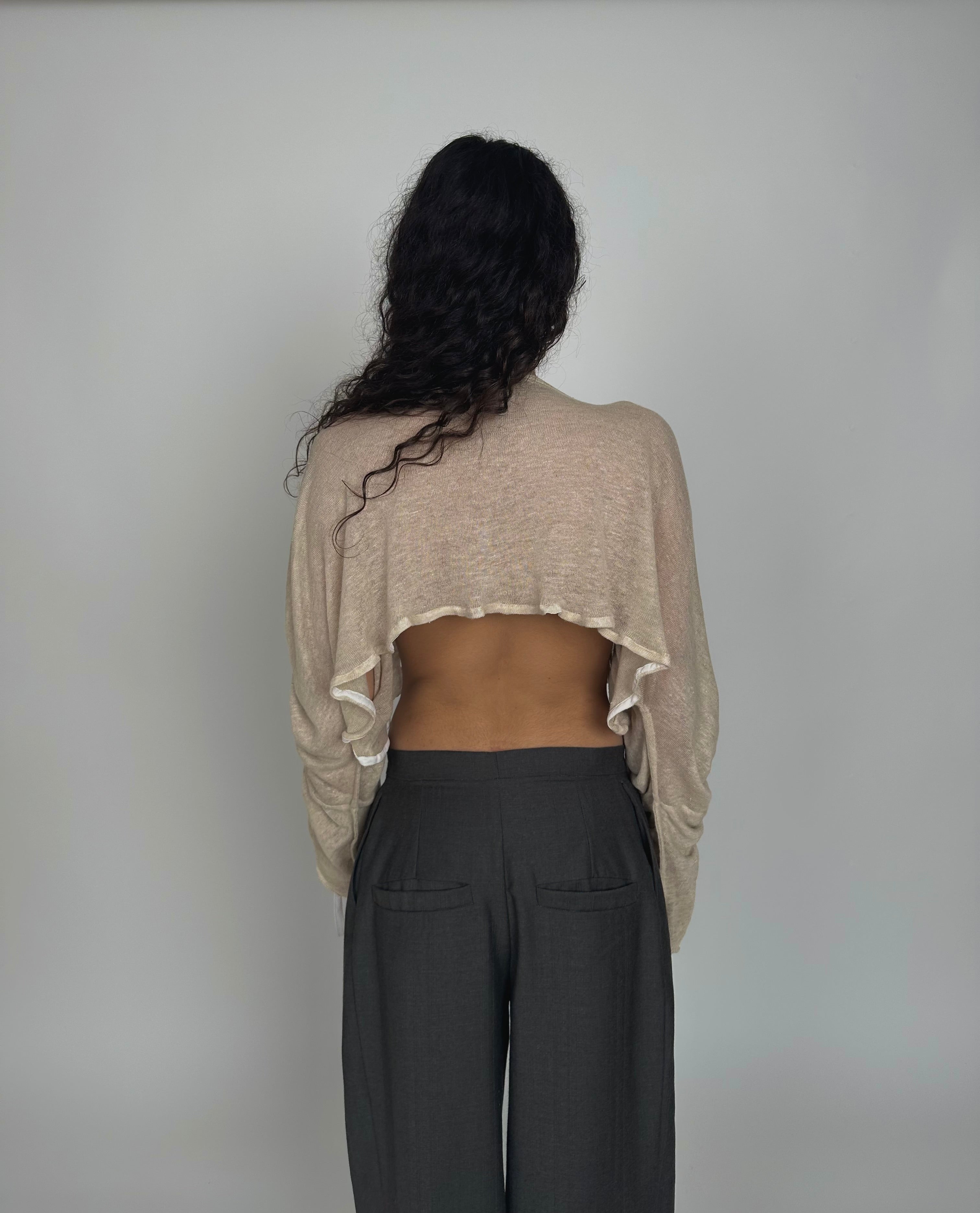 Vanami - Linen Kimono Top