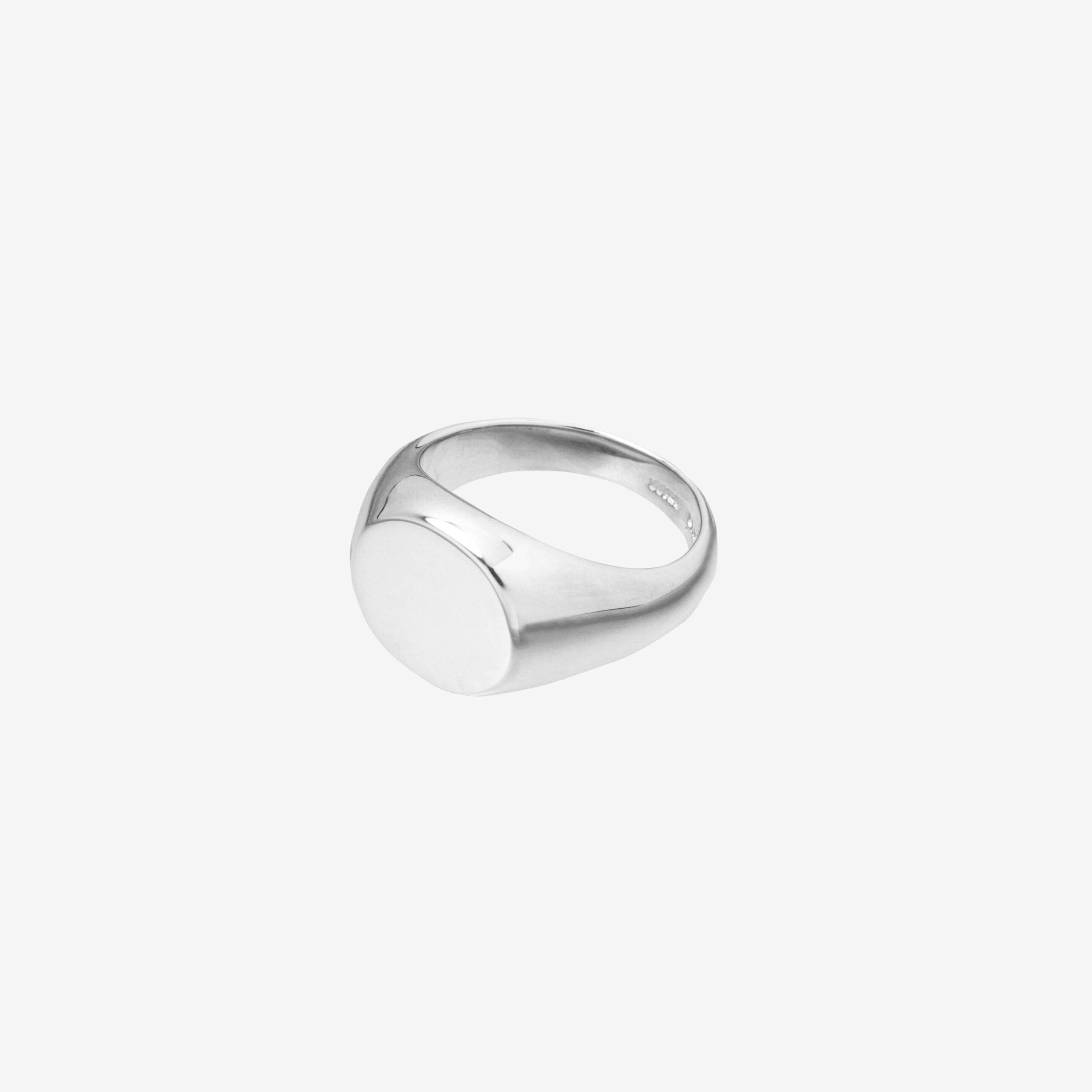 Brua Rounded signet  - Silver