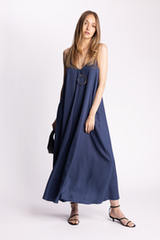 ARIETTE - SOFIA Dress Blue