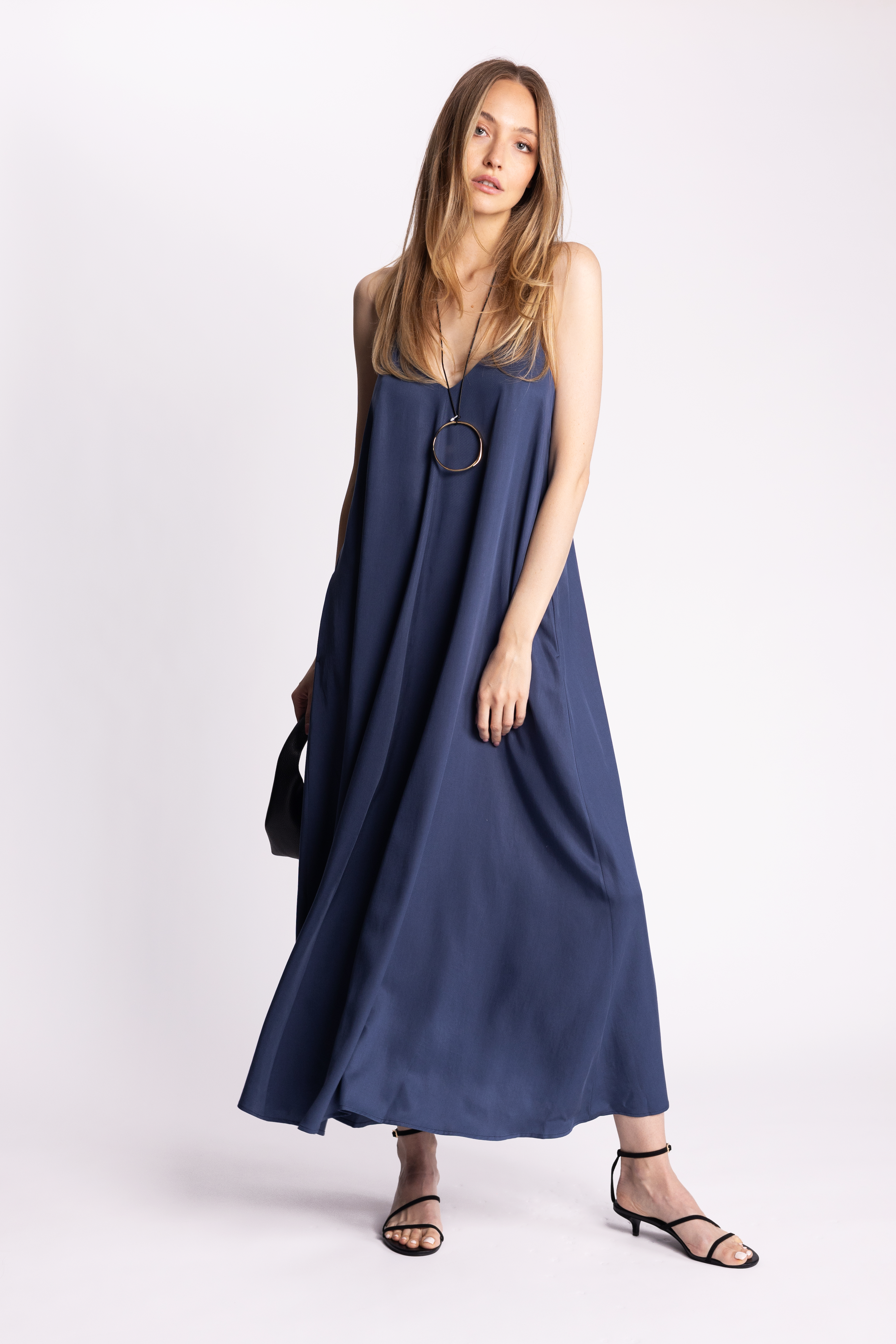ARIETTE - SOFIA Dress Blue