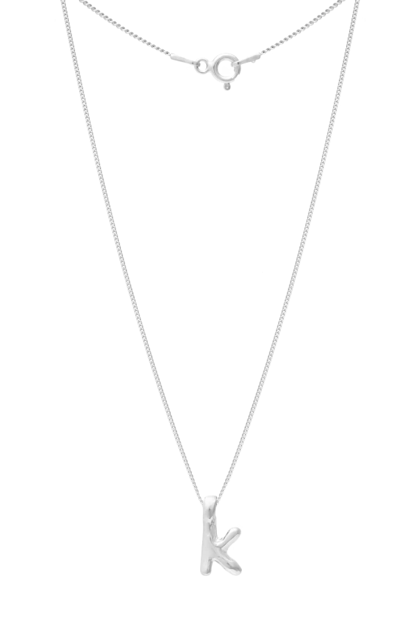OPLOTKA LETTER SILVER Necklace