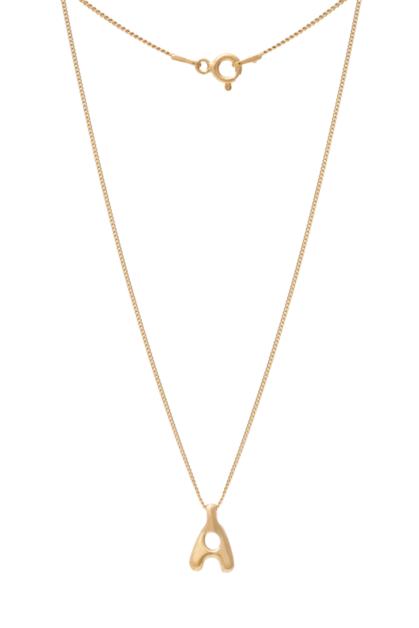 OPLOTKA LETTER GOLD Necklace