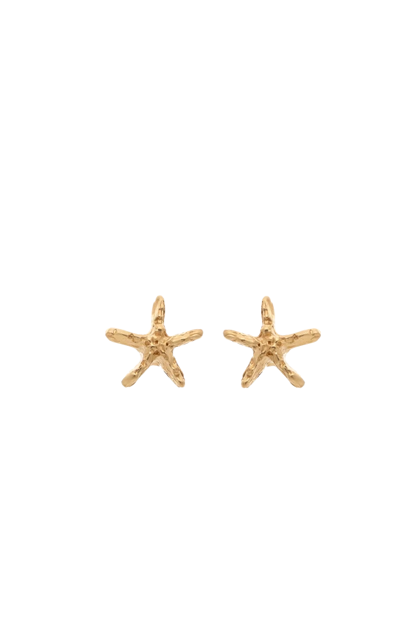OPLOTKA MINI STARFISH GOLD Earrings