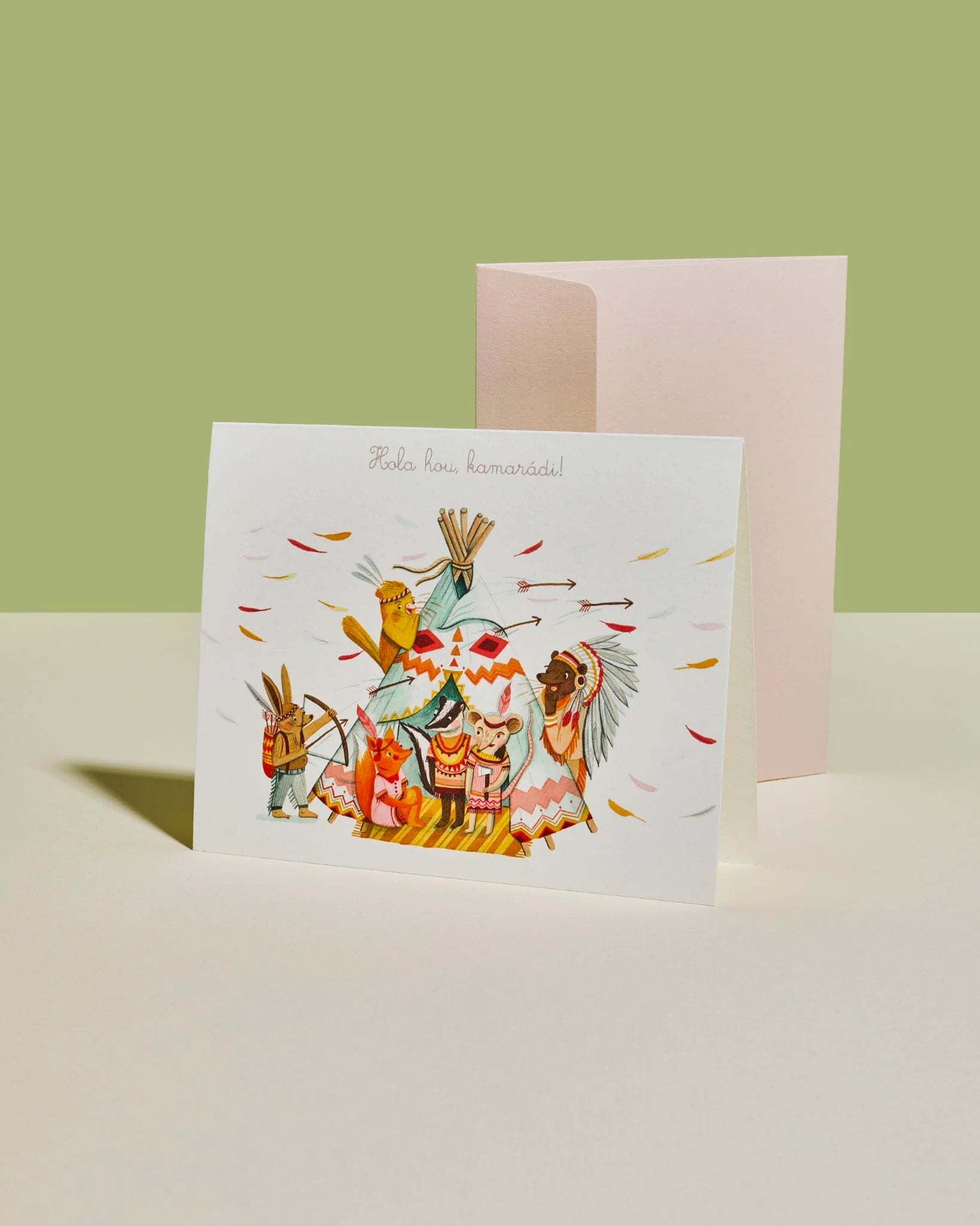 Fineli - Gift Card Animals Indians