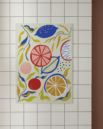 Fineli - Poster Citrus Fruits