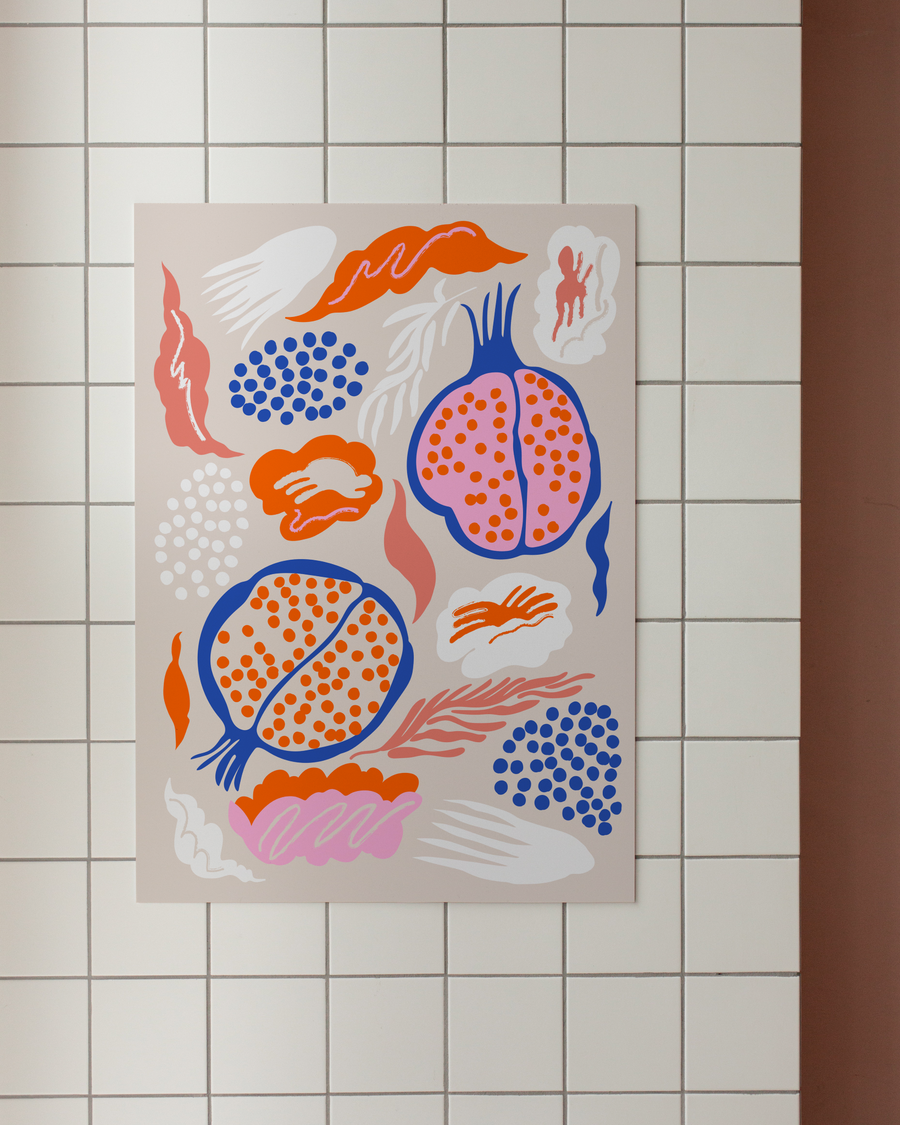 Fineli - Poster Pomegranates