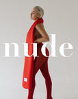 nude - Cashmere & Woolen Scarf Red