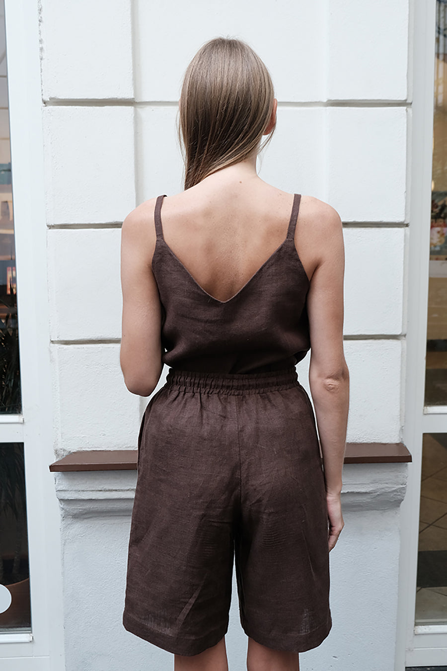 Gust Linen - Linen Loose Shorts - Long