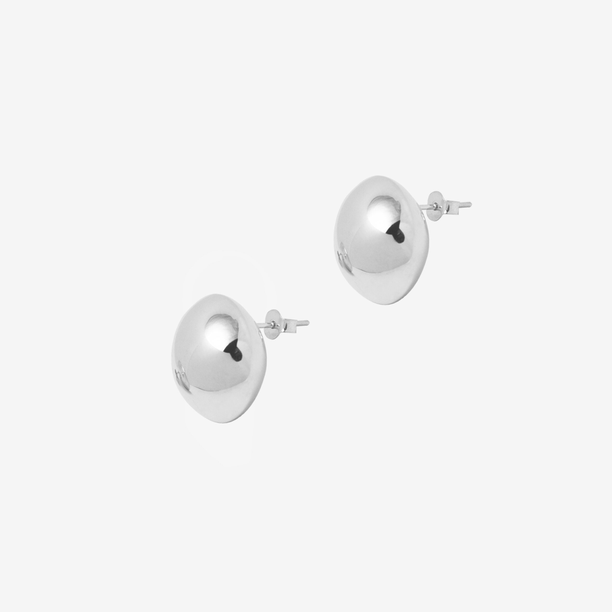 Brua Simple Earrings - Silver