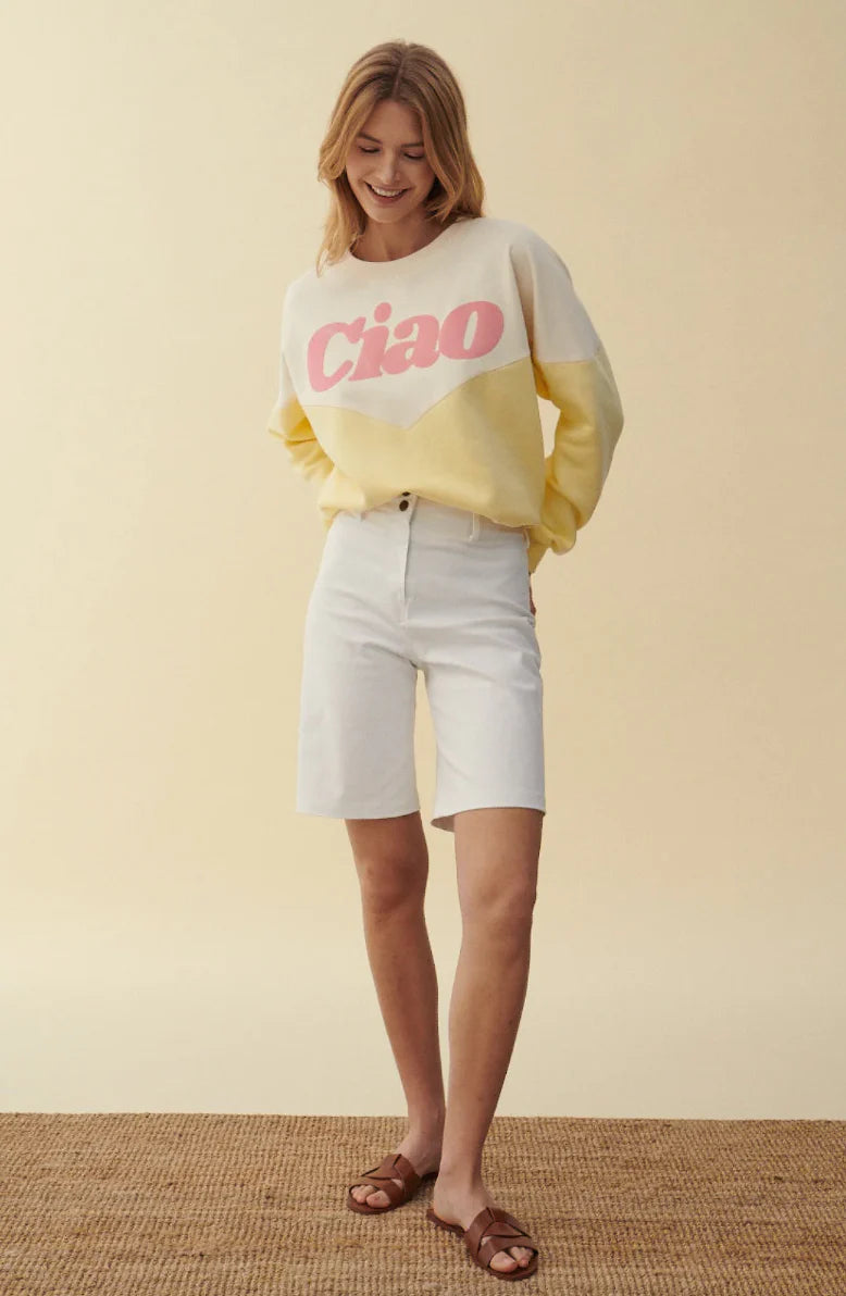 Les Goodies - Ciao Yellow Sweatshirt