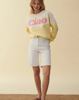 Les Goodies - Ciao Yellow Sweatshirt