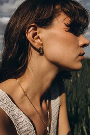 OPLOTKA DOTYK IOLIT GOLD Earrings