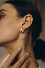 OPLOTKA DOTYK IOLIT GOLD Earrings