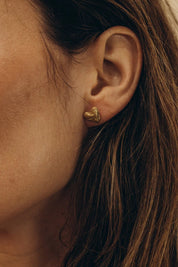 OPLOTKA MINI HEART GOLD Earrings