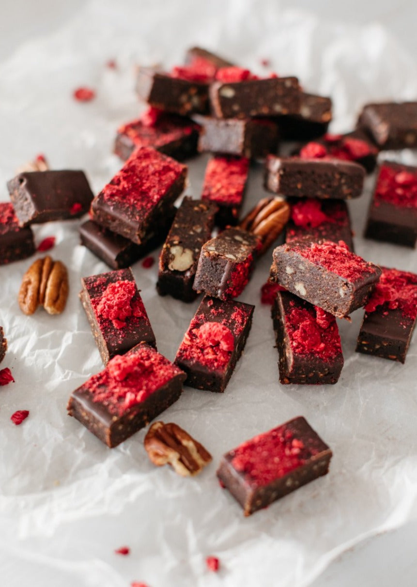 MG – Protein Bar 01 - Brownies with Raspberries