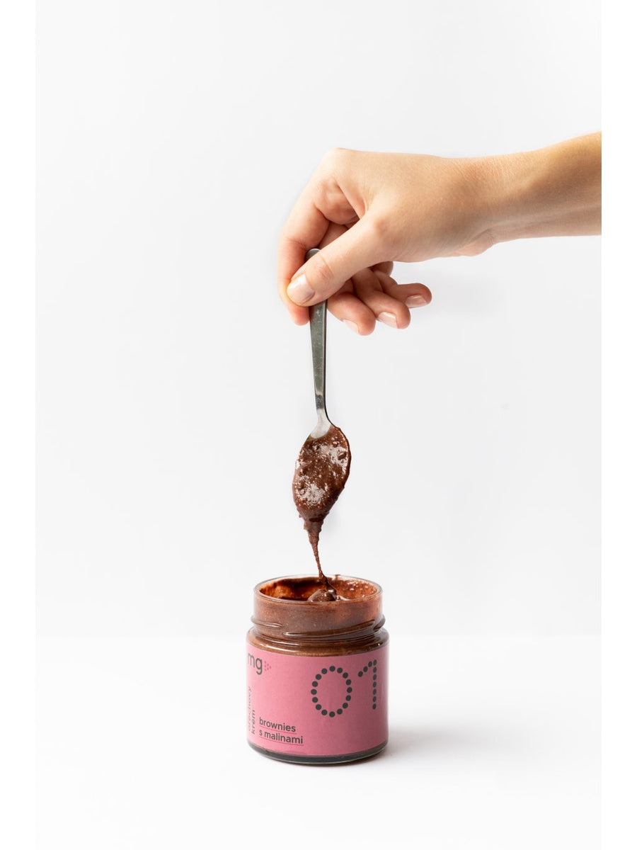 MG – Nut cream 01 - Brownies with Raspberries