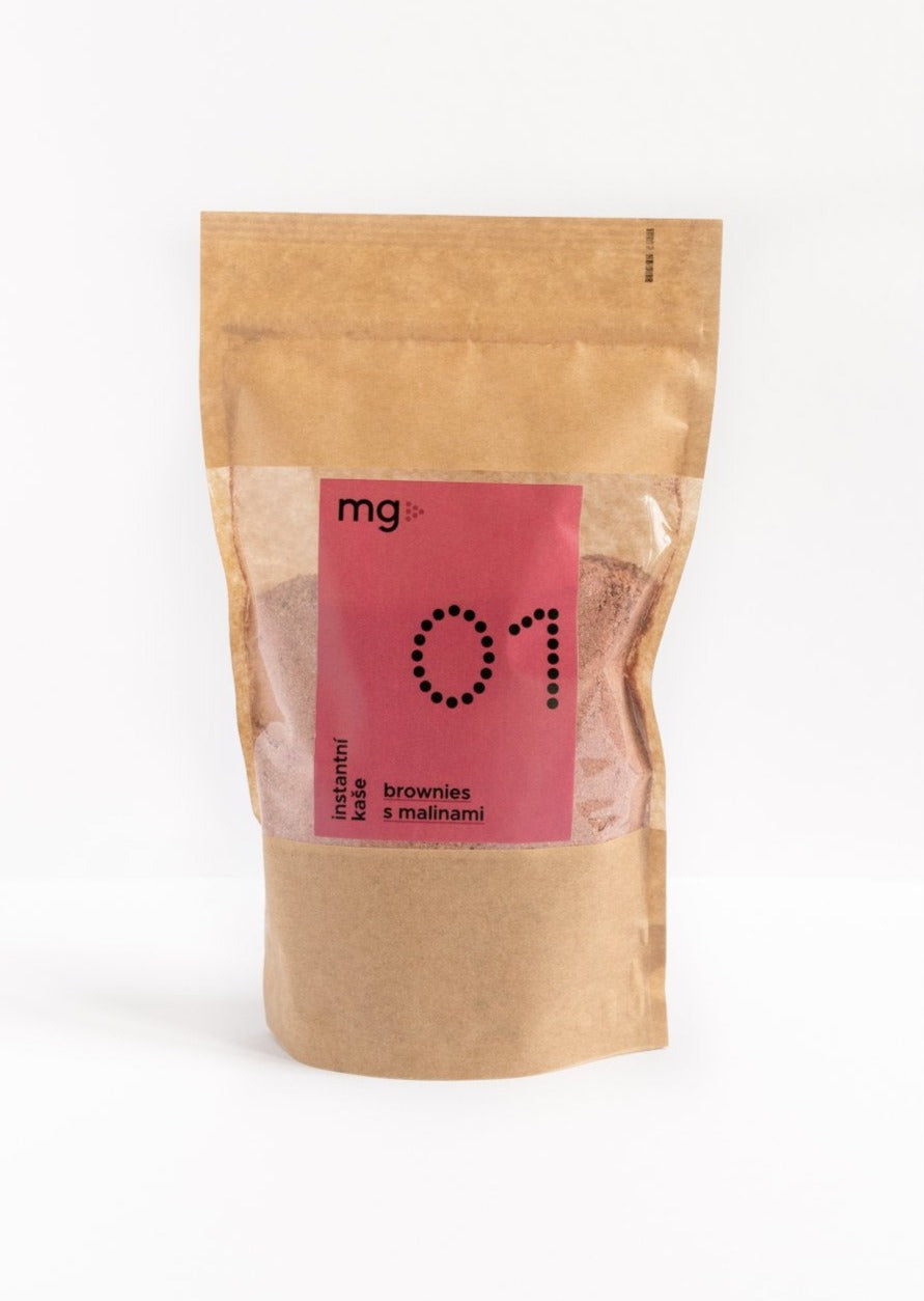 MG – Instant Oats 01 - Brownies with raspberries