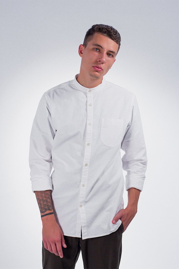 White Košile s krátkým límečkem - COPE