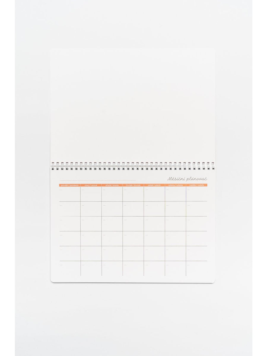 ACOS – Undated monthly planner