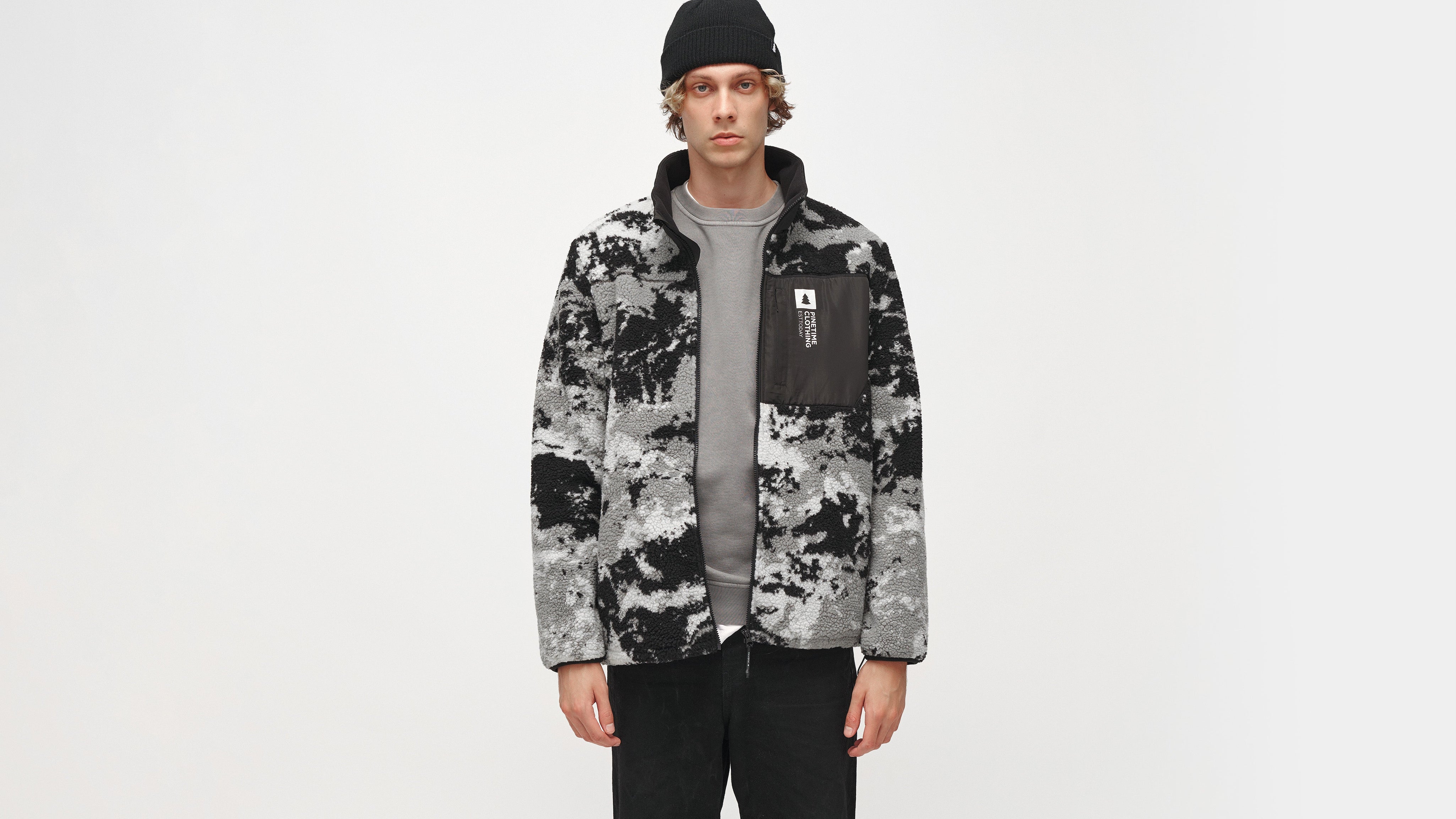 Pinetime Clothing Moss Polar Jacket Black
