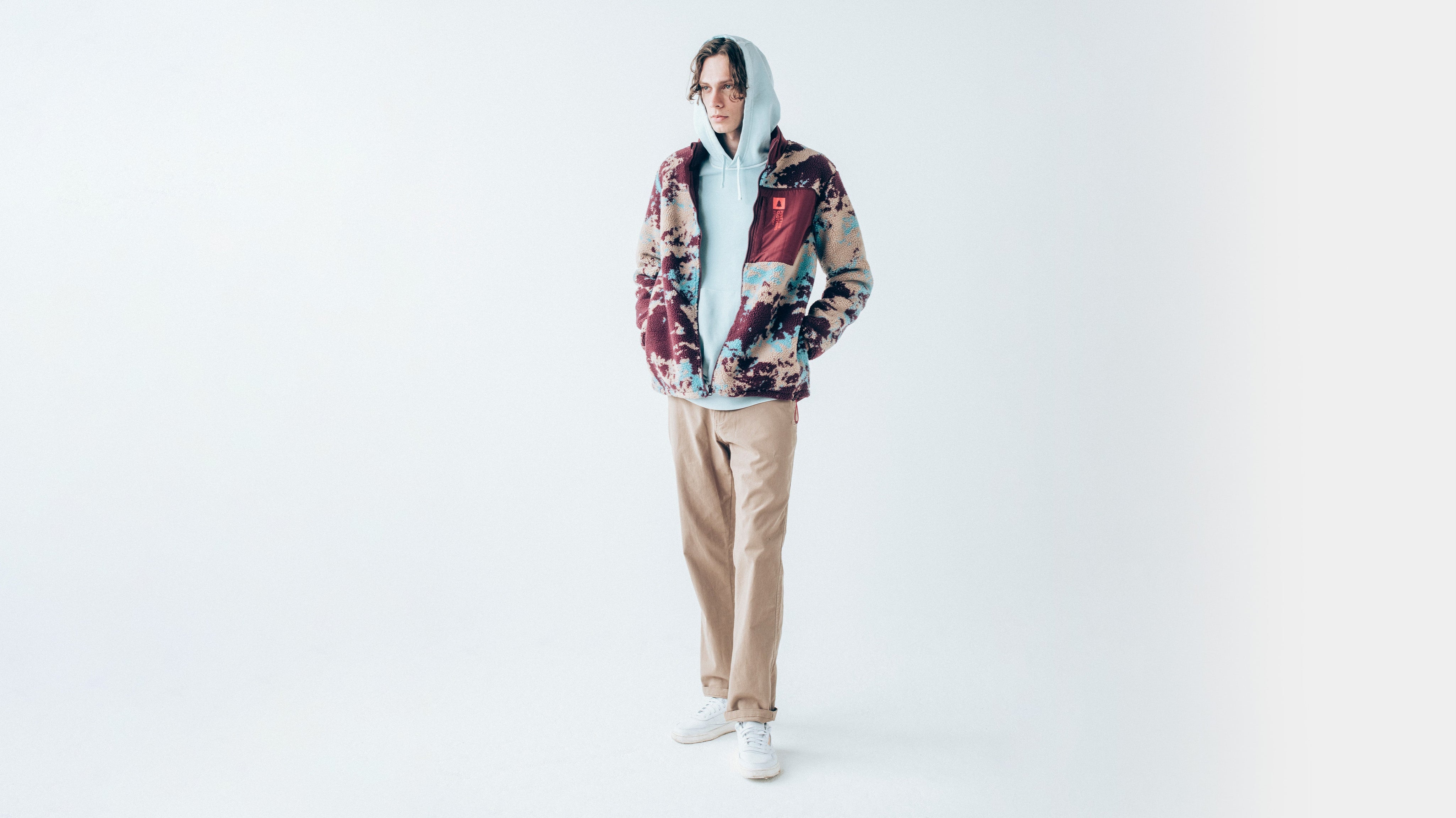 Pinetime Clothing Moss Polar Jacket Ruby