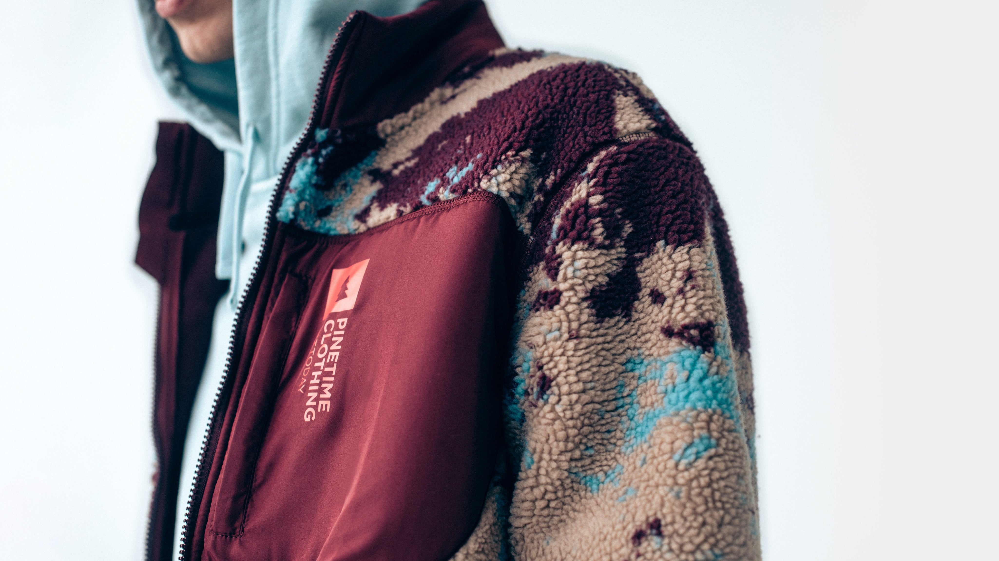 Pinetime Clothing Moss Polar Jacket Ruby
