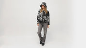 Pinetime Clothing Moss Cropped Polar Jacket Black Women
