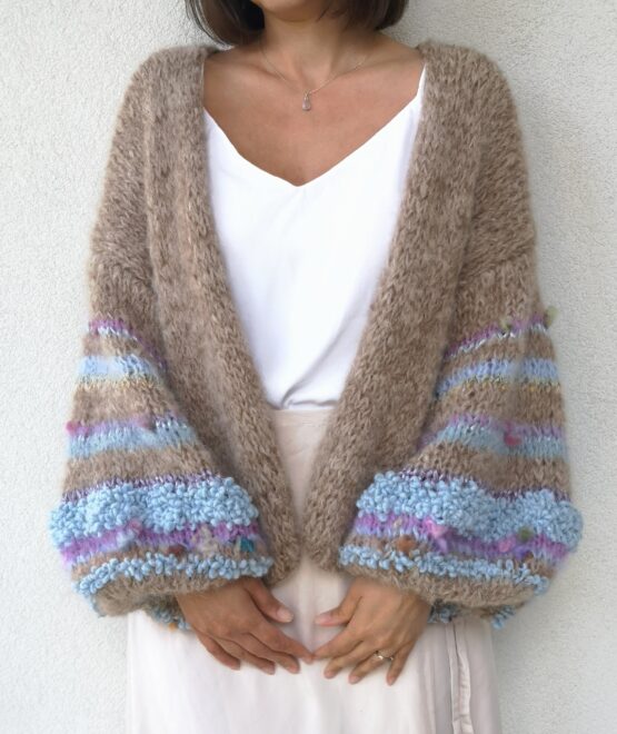 Les Goodies - Oh! Sweater Blue Pearl Cardigan