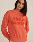 Les Goodies - She is Sunday - Coral reef sweatshirt