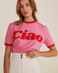 Les Goodies - She Is Sunday Ciao Tee pink