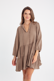 Ariette DRESS AMELIA Taupe