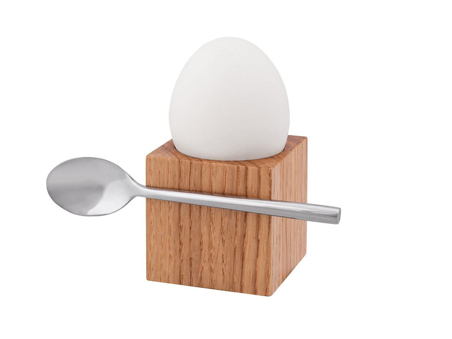 Clap Design - Cube Egg Stand - Zebrano