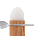Clap Design - Cube Egg Stand - Zebrano