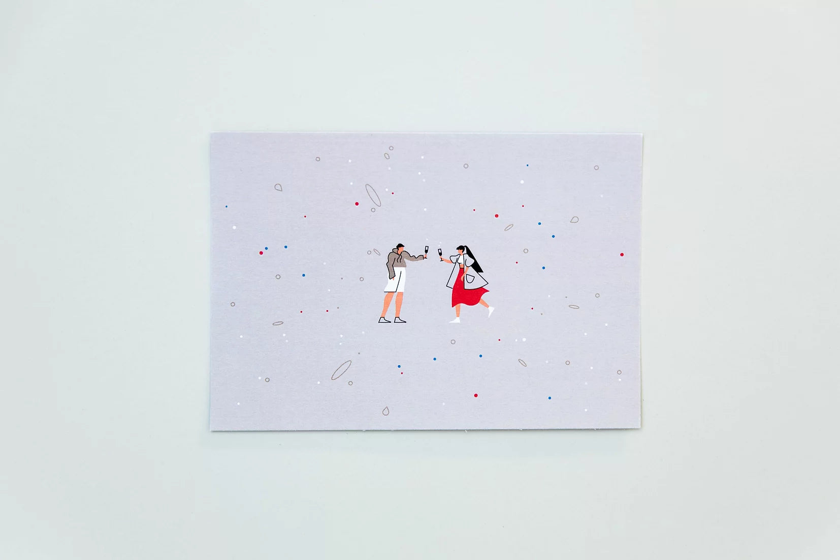 Tenden - Sandra Brecka Greeting Card Beige Celebration