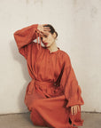 Les Goodies - Asme Studios Fala Red Brick Dress