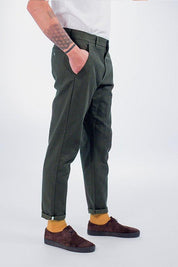 Japanese Tencel Pants Zelené - COPE