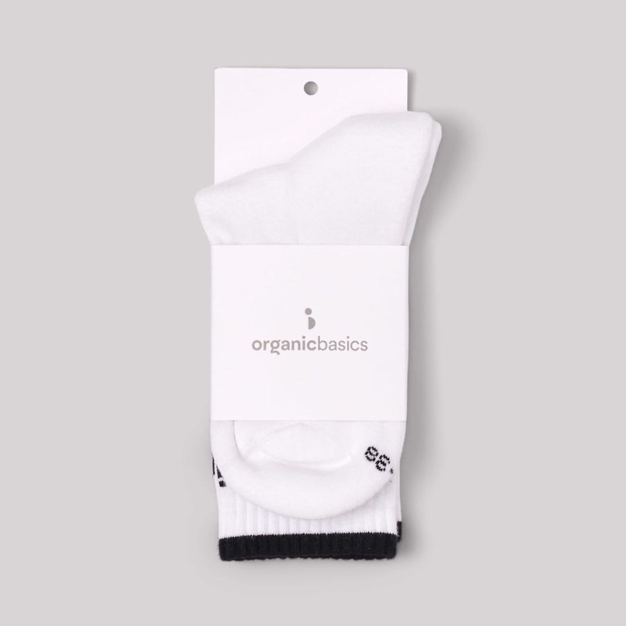 Cope - Organic Basics Active Tennis Socks White